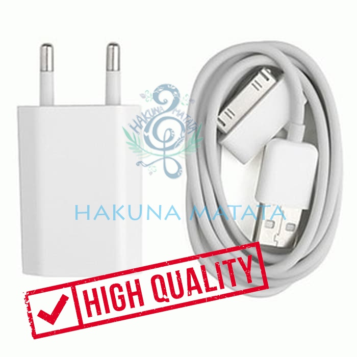 Charger i Phone 4s / 4 + Kabel Data i Phone 4s / 4 OEM