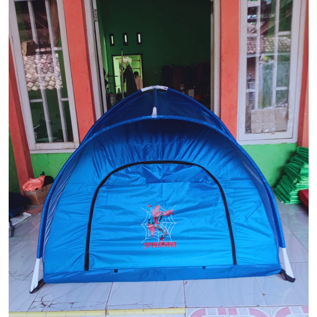 Tenda anak Ful Biru / Tenda Mainan Anak / Tenda Ukuran 100cm.120cm.140cm