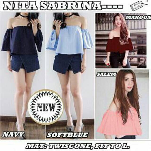 JE blouse nita sabrina fit L be