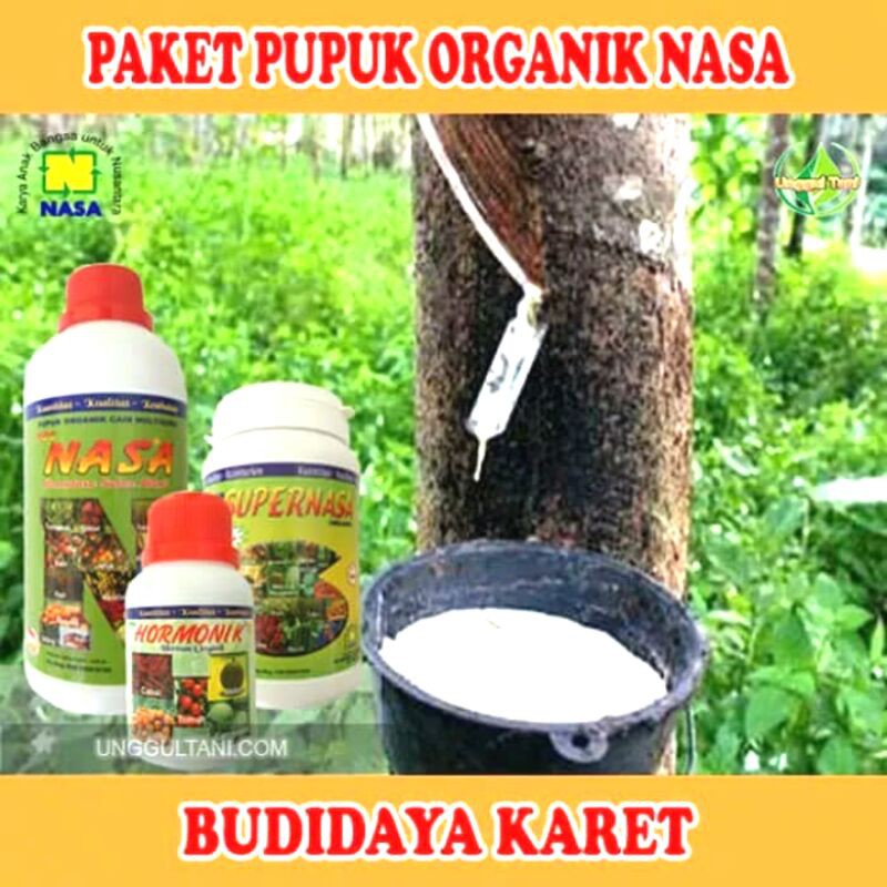 Pupuk Organik Nasa untuk Tanaman Karet / Paket pupuk nasa untuk tanaman karet / Poc nasa, Hormonik