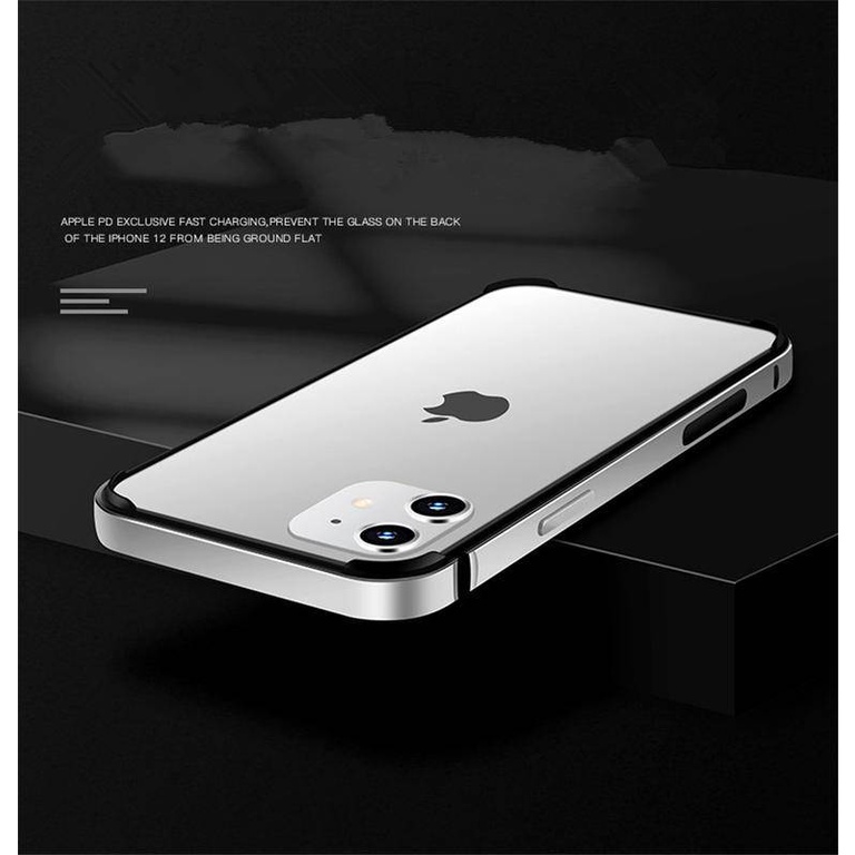 Case Metal Frame Ultra Slim Aluminum Silicone Bumper Protect Cover for iPhone 13 Pro Max Mini 13Pro Max Cases