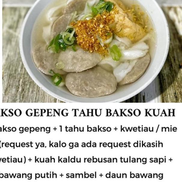 

♦ Bakso Gepeng Tahu Bakso Kuah Kaldu Asli ❈