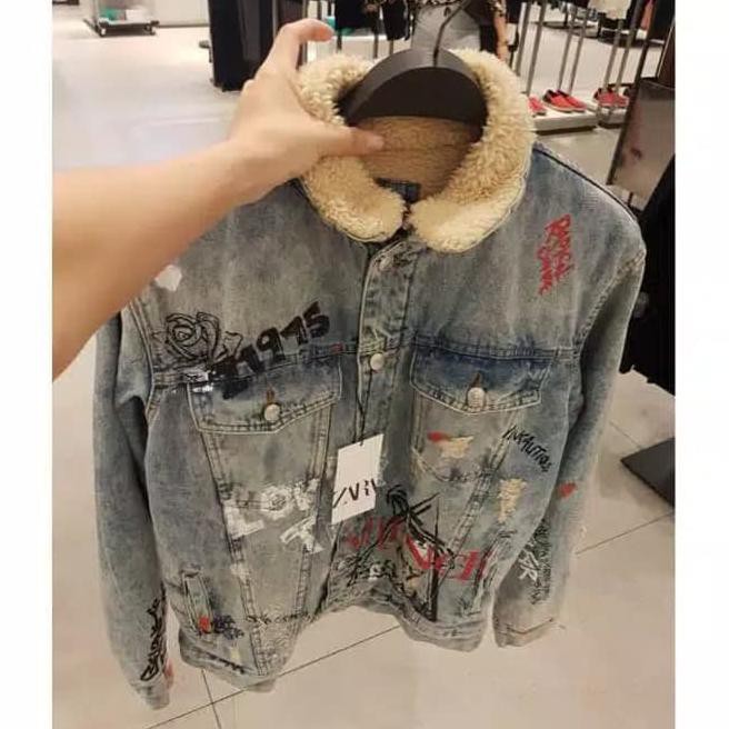 fdc2 jaket denim jeans zara original wf0u