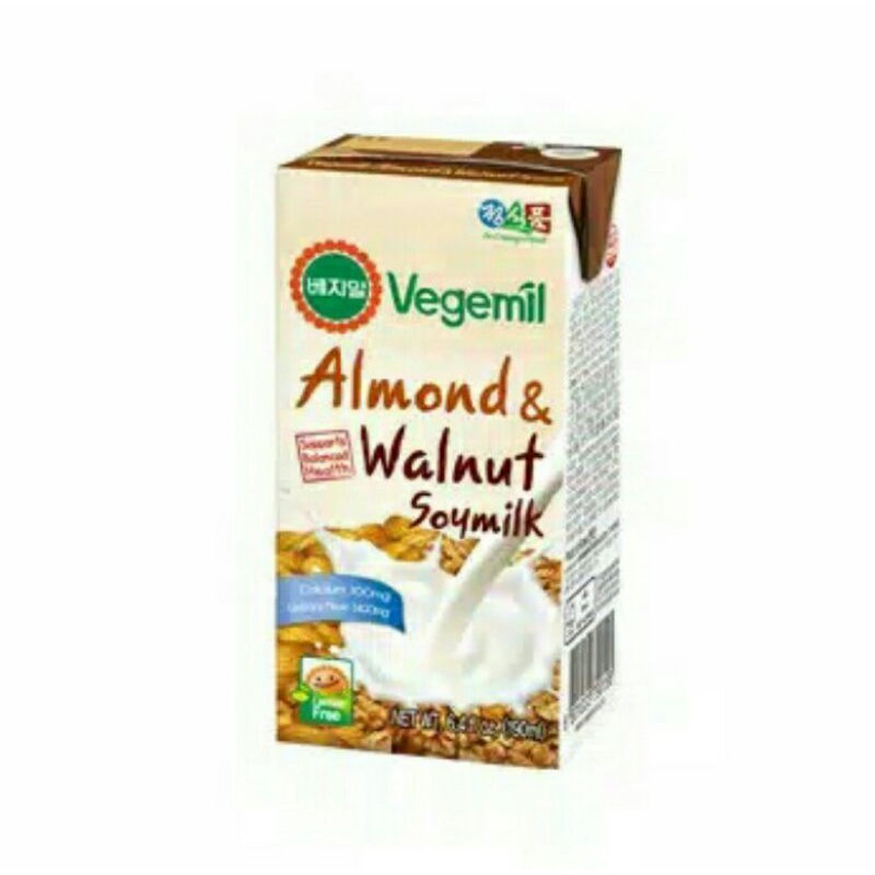 

Vegemil Almond & Walnut Soymilk 190ml