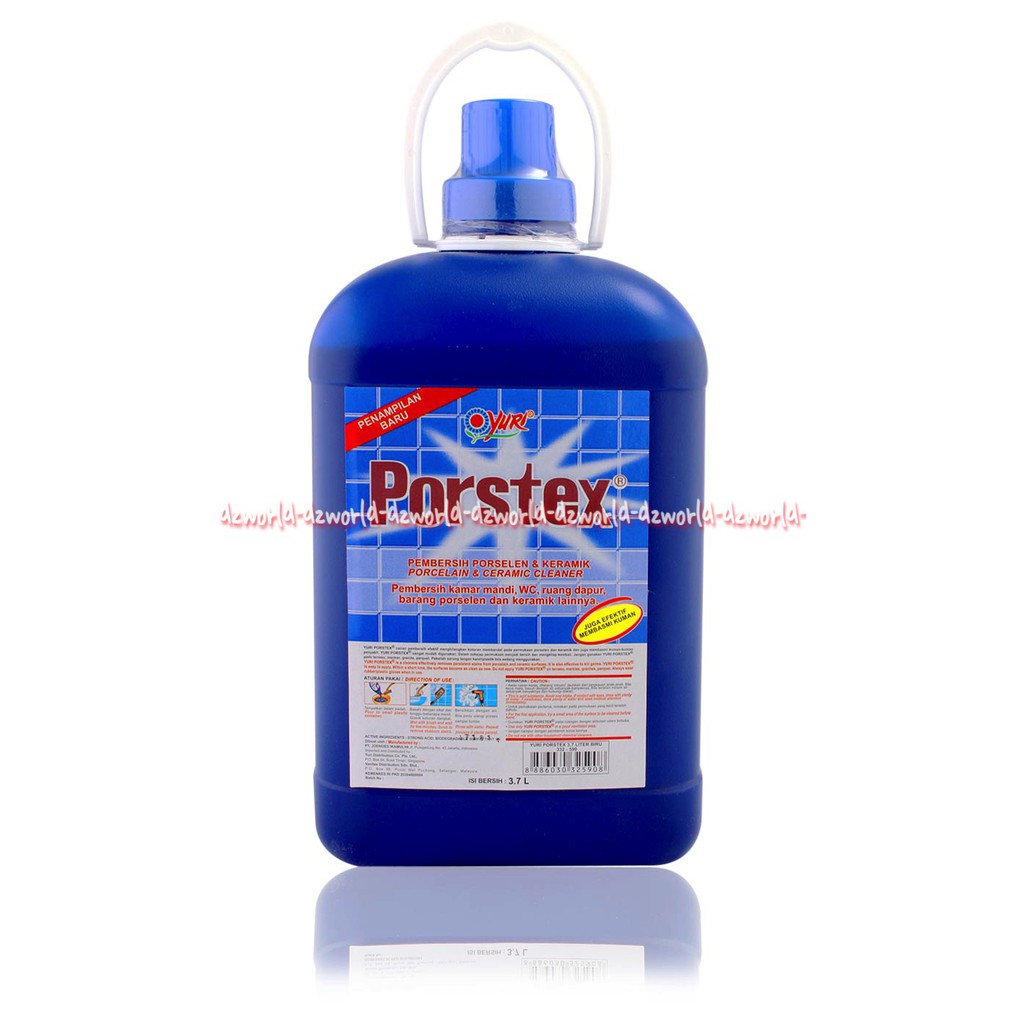 Yuri Porstex Porcelain Dan Ceramic Cleaner 3.7L Pembersih Kamar Mandi penghilang Noda membandel Porstek