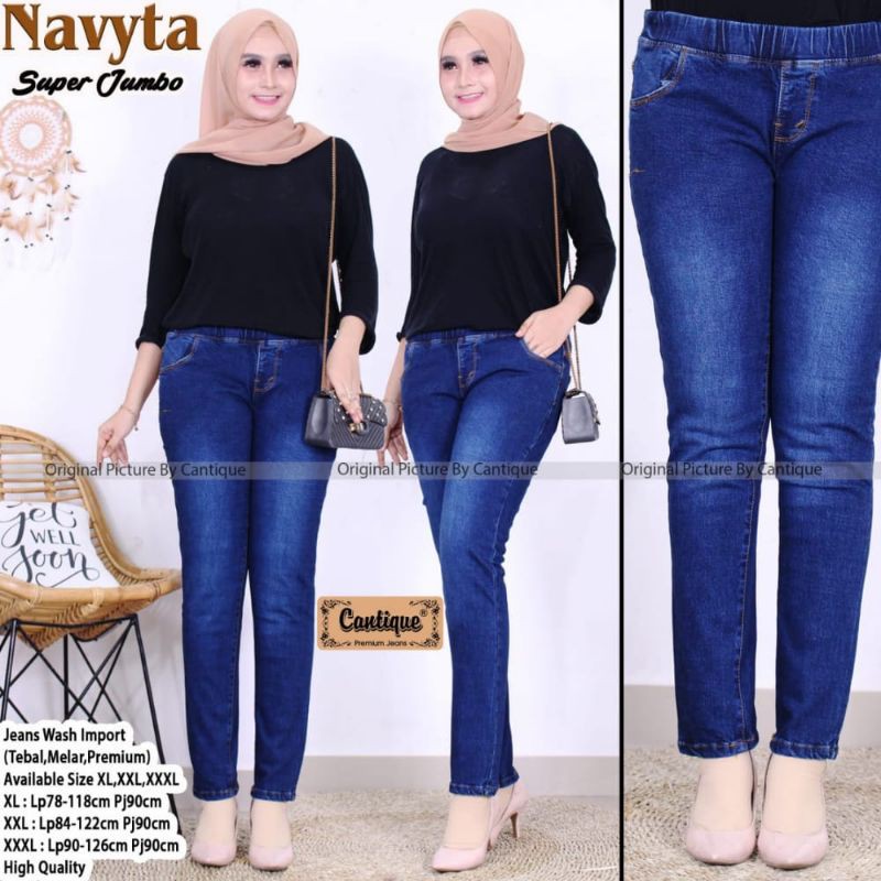 CELANA JEANS NAVYTA BY CANTIQUE