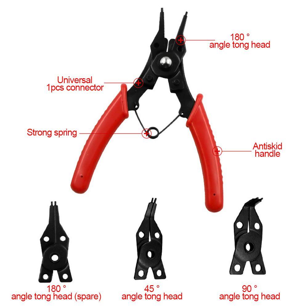 Tang Snap Ring Nanas 4in1 Kombinasi Crimp Tool Spring Klip Penahan Multifungsi