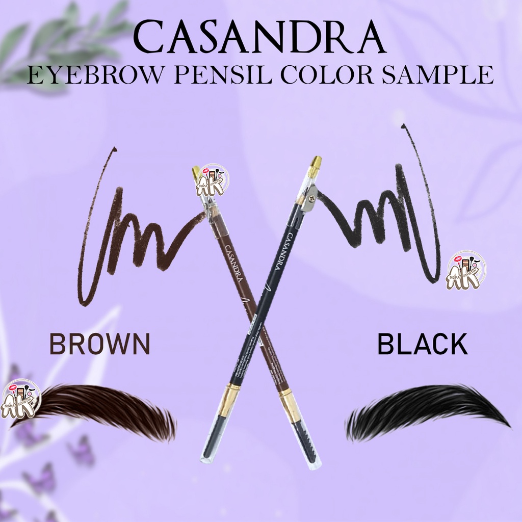 Casandra Eyebrow with brush, Eyeliner, Mascara 2in1, Mascara, Eye pencil 2in 1, Eyebrow Pencil, Jepit Bulu Mata, Mascara Magnum