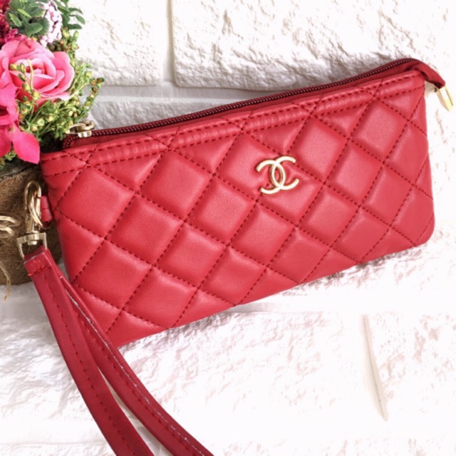 (GROSIRJAYA32) DOMPET CH4NN3L SAPHIRE SUPER DOMPET WANITA CH4NN3L FLIP POUCH