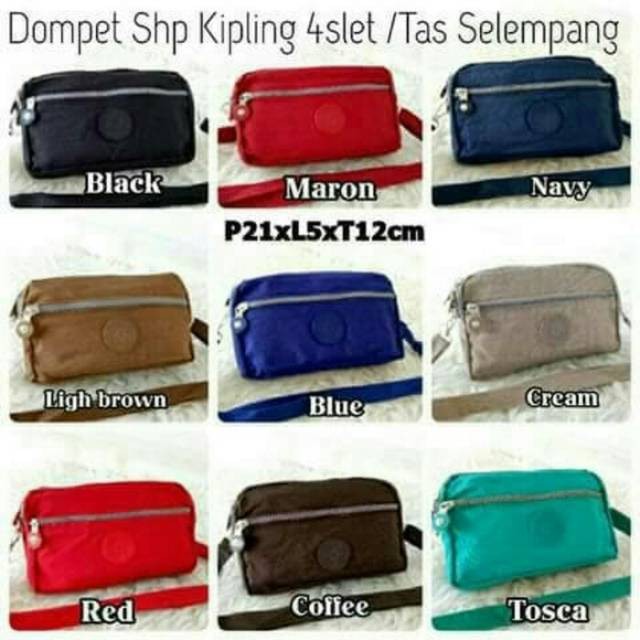 SHP / Dompet Kipling 4sleting + Tali Panjang