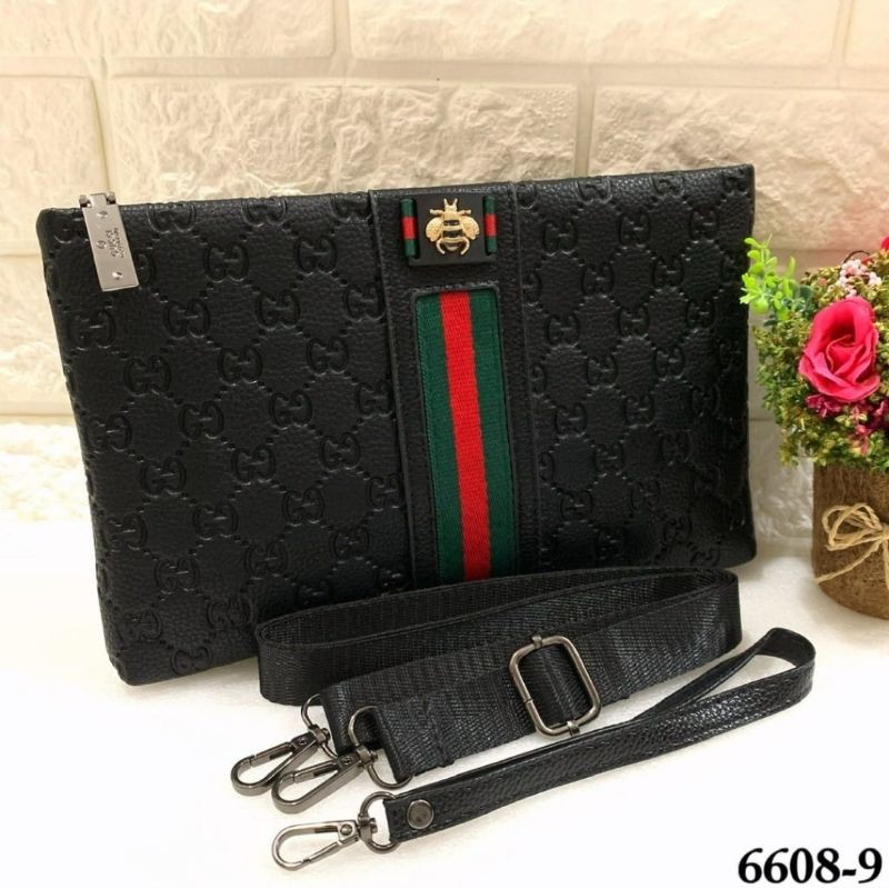 TAS CLUTCH GUCCI IMPORT 6608-9 (REAL PICT)