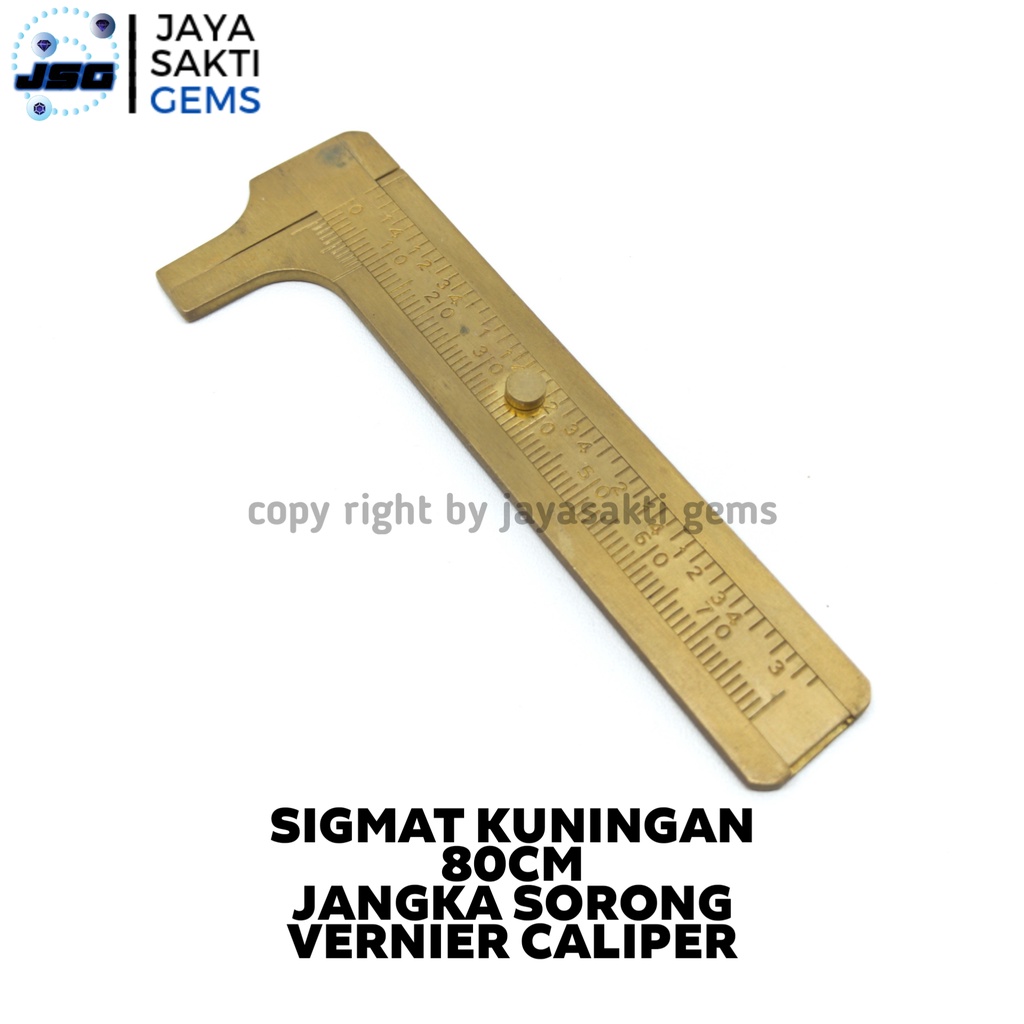 Sigmat Kuningan 80mm Jangka Sorong Vernier Caliper