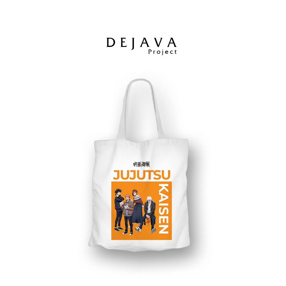 TERBARU TOTEBAG ORIGINAL KUALITAS TOTEBAG  KANVAS TERBAIK ANIME JUJUTSU TEAM