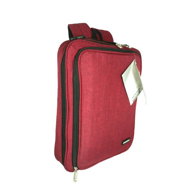 tas Carboni 3in1 MA00045 - Red +tempat laptop up to 14 inchi original Carboni 1 x tali tas selempang