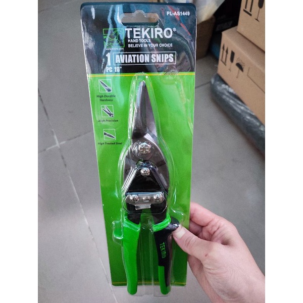 tekiro as1449 gunting seng 10inch aviation snips