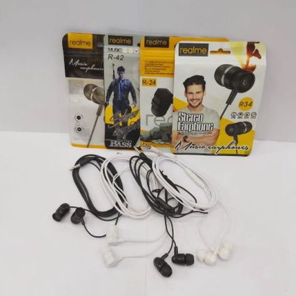 Headset Earphone Realme R24/ R31/ R34/ R42 / R50 Stereo High Defintion