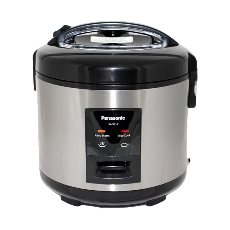 rice cooker panasonic SR-CEZ18 kapasitas 1,8 liter mejikom multifungsi magiccom body stainless steel