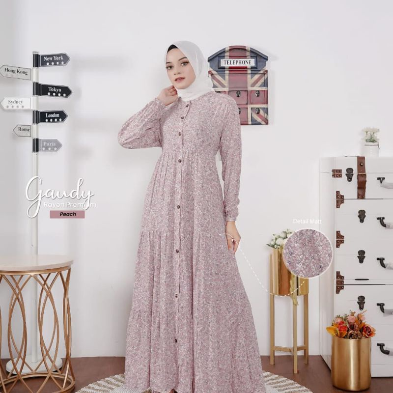 Gaudy mom dress/ ghina fashion