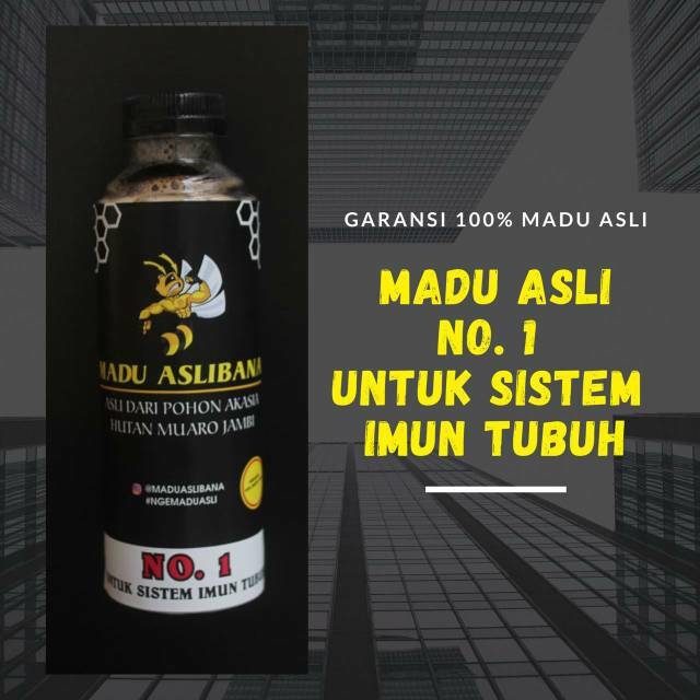 

ASLI - Madu Asli Bana Akasia Muaro Jambi - MADU untuk Imun Tubuh - 350 gr