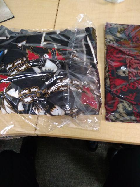 Bswart Batik Hrb026 Kenongo Hem Pendek Padi Pekalongan M L Xl Batik Pria Murah Modern