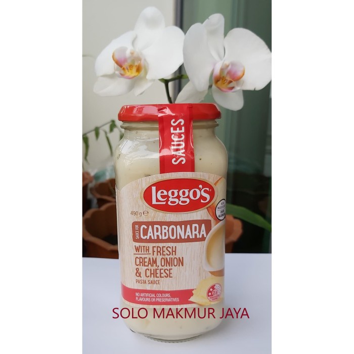 

Siap Kirim Leggo'S Leggos Pasta Sauce Carbonara Fresh Cream Onion Cheese 500 G