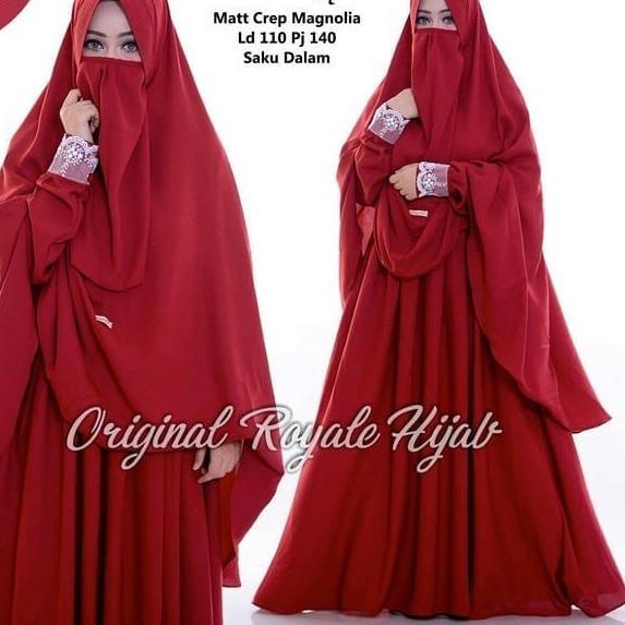 [PRODUK ALN89] HABIBAH SYAR'I Baju Syari Wanita Baju Syari Cadar Baju Gamis Muslimah Polos Gamis Bus
