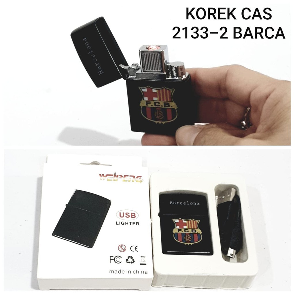 Parling Laris! KOREK API USB BARCA 2133-2 ELEKTRIK CAS CHARGER LIGHTER MANCIS Low Price!