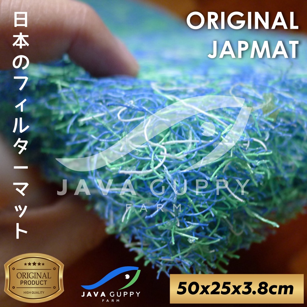 Jual JAPMAT ORIGINAL 50x25x3,8 cm - MEDIA FILTER KOLAM DAN AQUARIUM 50 ...