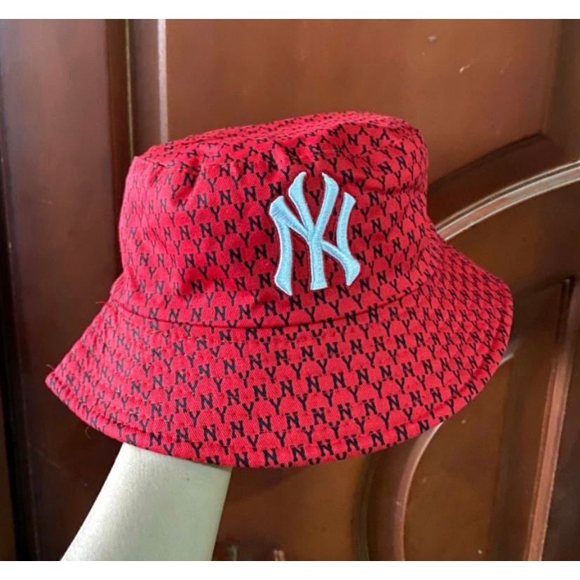 BANTING HARGA 1001 IMPORT TOPI BASEBALL NY BUCKET 2 MOTIF BISA BOLAK BALIK !!! - 7 VARIASI