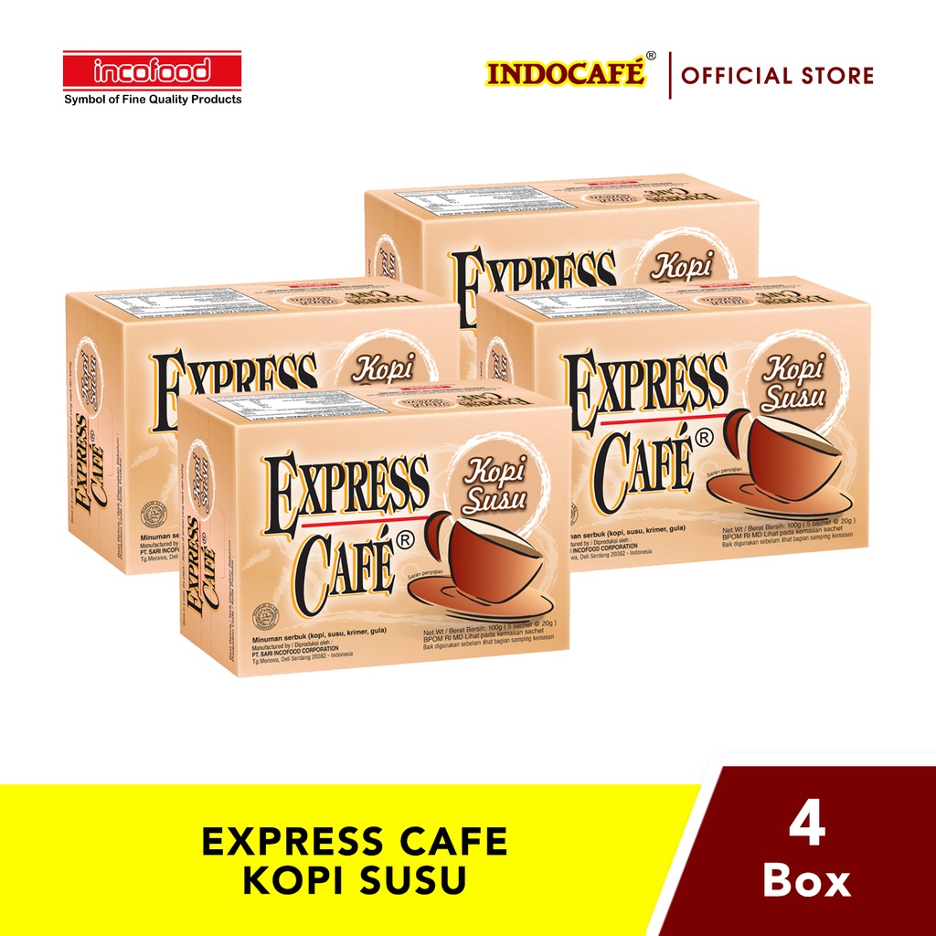 

Express Café Kopi Susu - 4 box