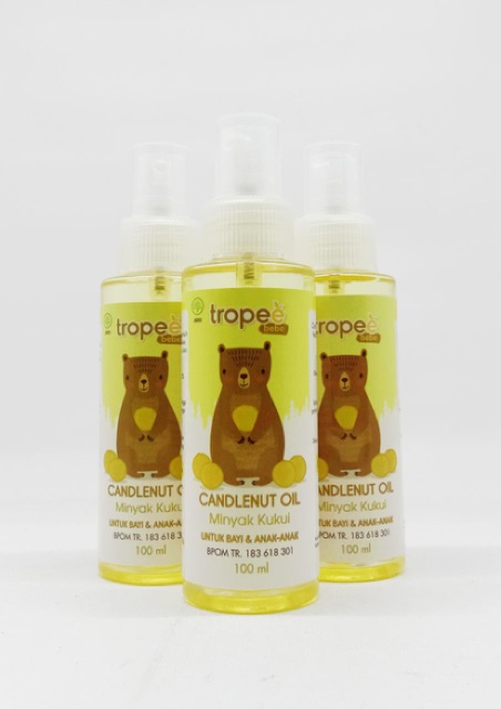 TROPEE BEBE CandleNut Oil Minyak Kemiri KuKui 70ml