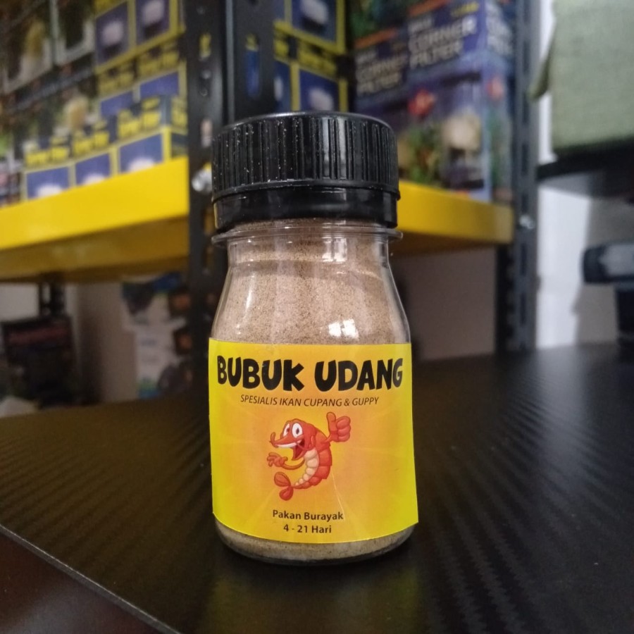 BUBUK UDANG PAKAN BURAYAK IKAN HIAS 30 GR + FREE PIPET