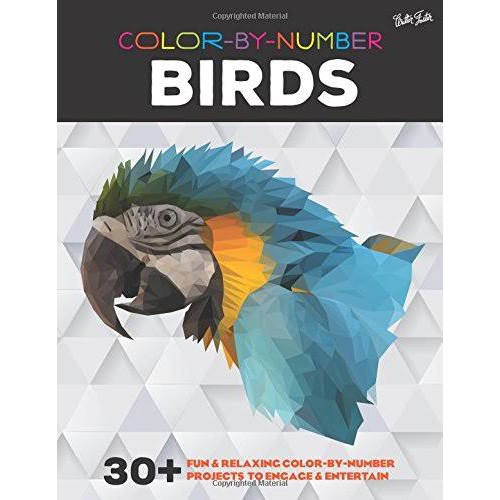 Download Cb97 Afj Buku Mewarnai Dewasa Adult Coloring Book Import Color By Number Birds Shopee Indonesia