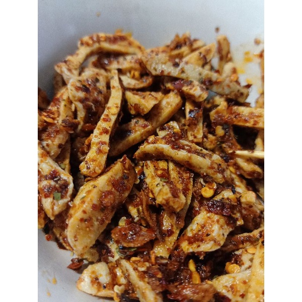 

Basreng Bandung extra pedas daun jeruk|Sadulursnack kemasan 1kg