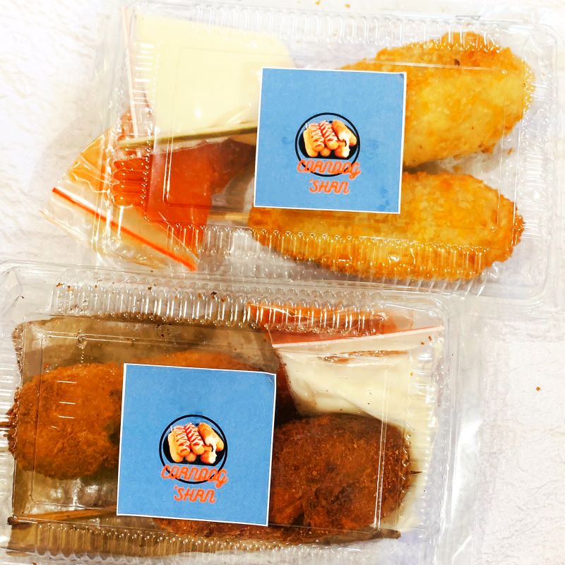 

corn dog sosis dan mozarella