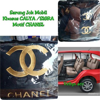 Ready Sarung Jok Mobil Calya Sigra Full Set Motif Chanell Ready Sarung Jok Mobil Calya Sigra Full Set Motif Chanell