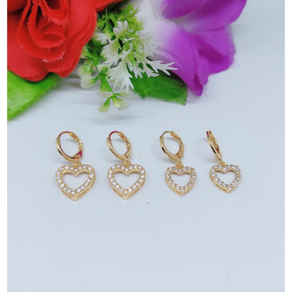 Anting xuping love permata perhiasan fashion 0404-0406