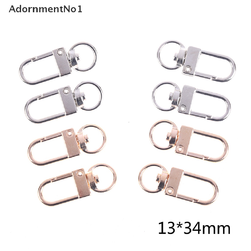 (AdornmentNo1) 10pcs Kait Lobster 13x34mm Untuk Membuat Perhiasan Kalung / Gelang DIY