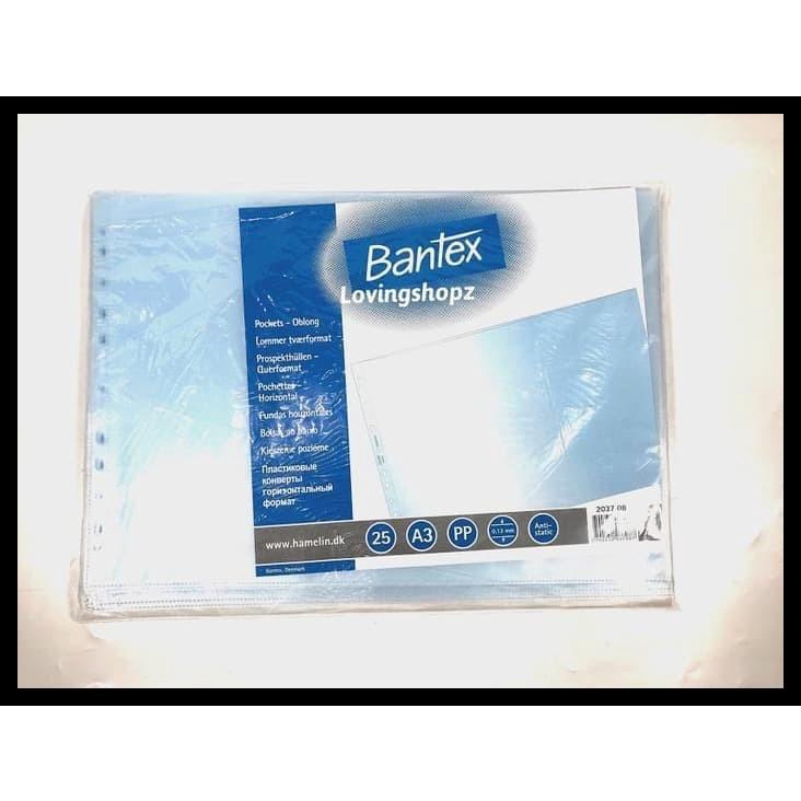 

BEST SELLER !!! POCKET A3 BANTEX LANDSCAPE - 2037 08/ANTIGLARE 0.12MM (25PCS) TERLARIS