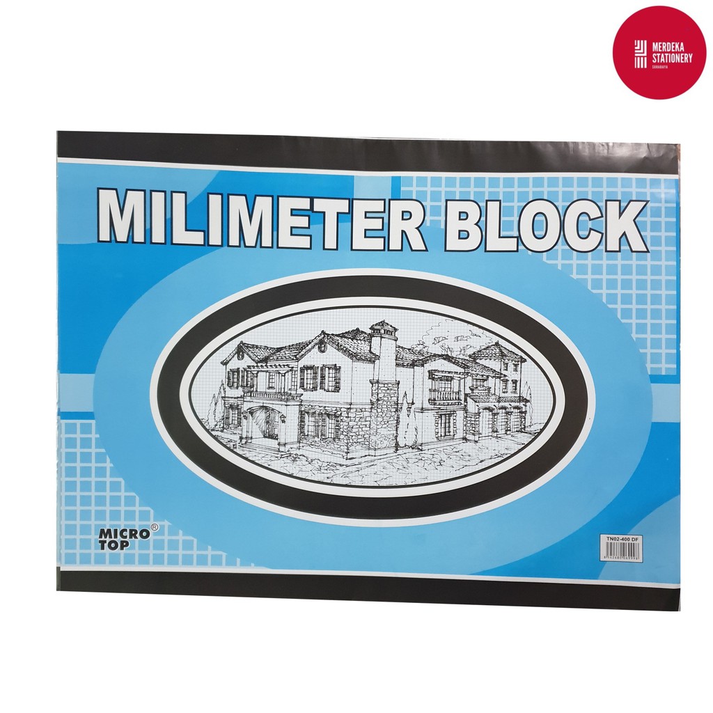 

Kertas/Buku Milimeter Block/Blok Microtop A3 8 lembar 297x420mm