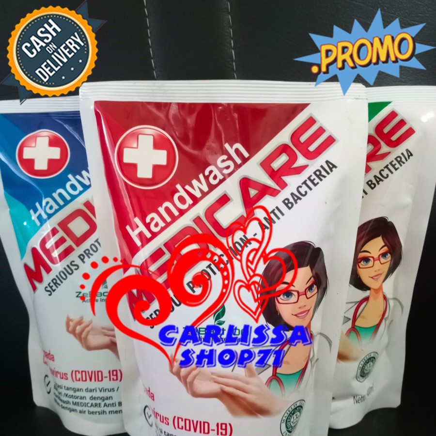 Medicare Handwash Sabun Cuci Tangan Refill 400ml Harga Terjangkau