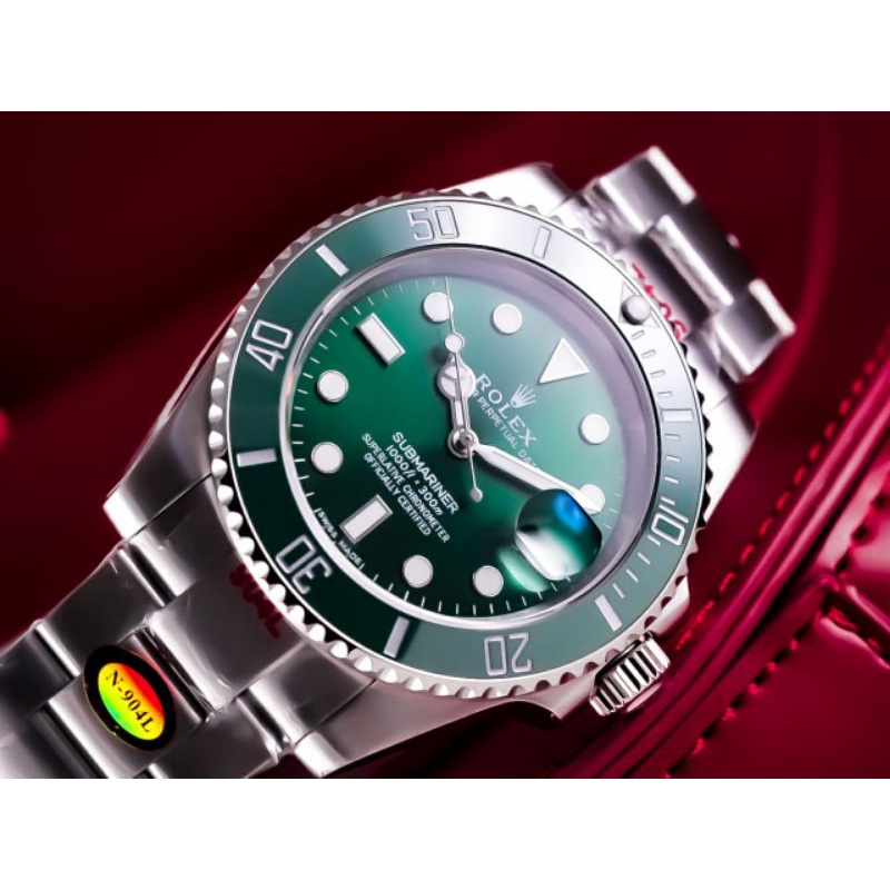 Jam Tangan Pria Merk Rolex Submarinner Silver Swiss Eta Automatic