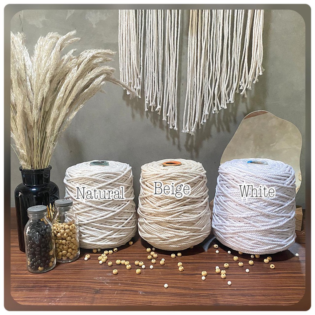 Tali macrame warna 4mm 1KG an PART 1