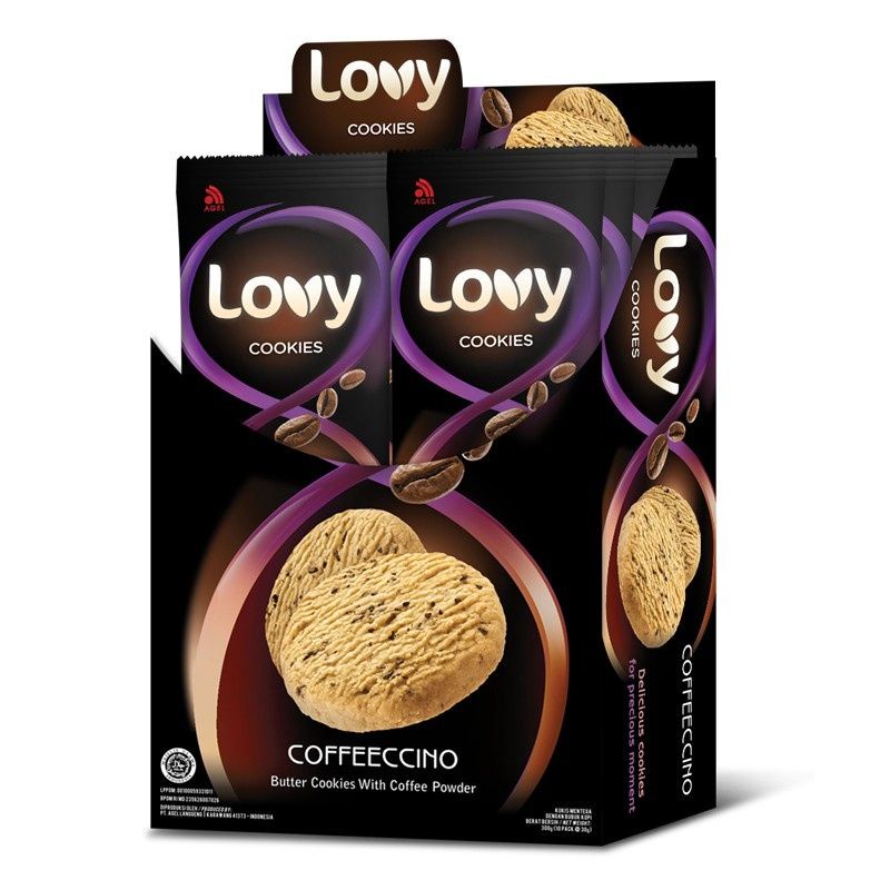 

LOVY Cookies Coffeeccino Dus (10 Sachet x 30 gr)