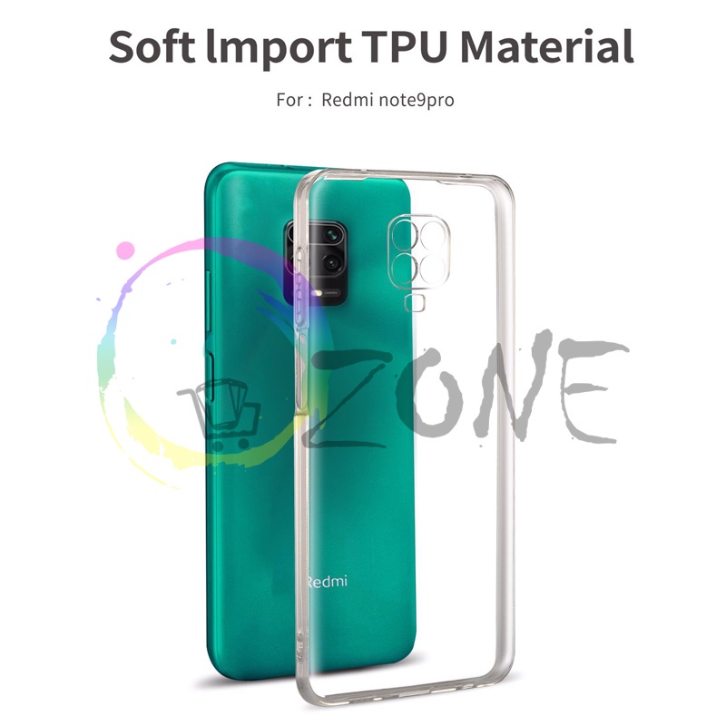 SOFTCASE TRANSPARAN XIAOMI REDMI NOTE 9 PRO PREMIUM CLEAR SOFT CASE