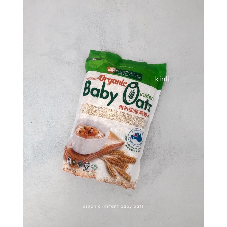 instant baby oats premium grade certified organic beta glutan