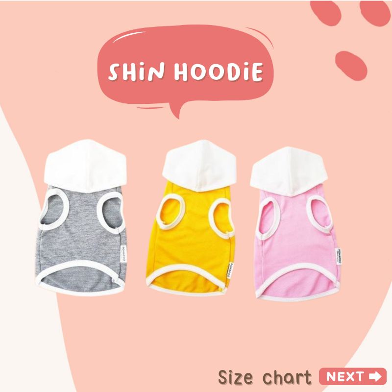 SHIN HOODIE | Baju Kucing Baju Anjing Lucu