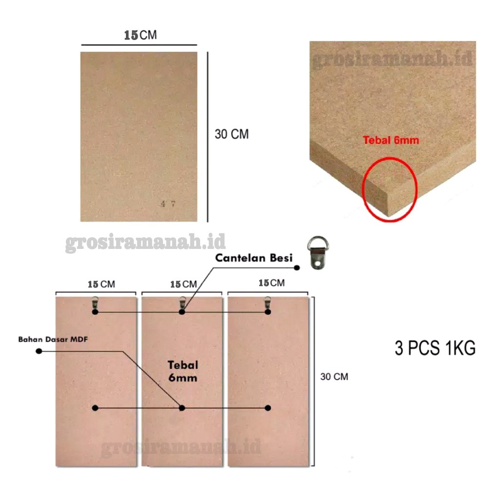 grosiramanah pajangan dinding, walldecor susun, papan nomer rumah motif assalamualaikum