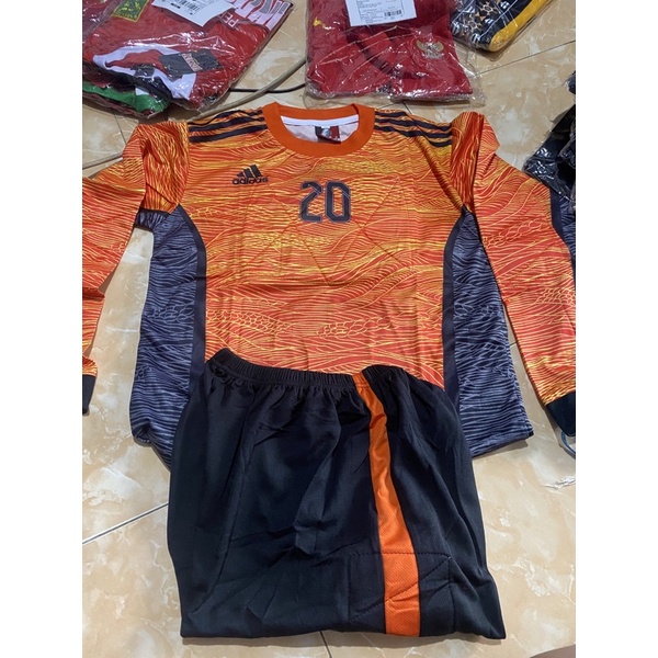 setelan jersey kiper goal keeper gk anak kids / baju bola