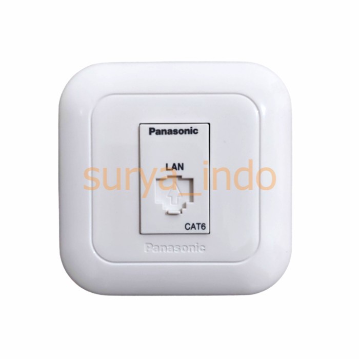 STOP KONTAK DATA CAT6 PANASONIC WEJ24886 MODUL LAN / OUTLET DATA